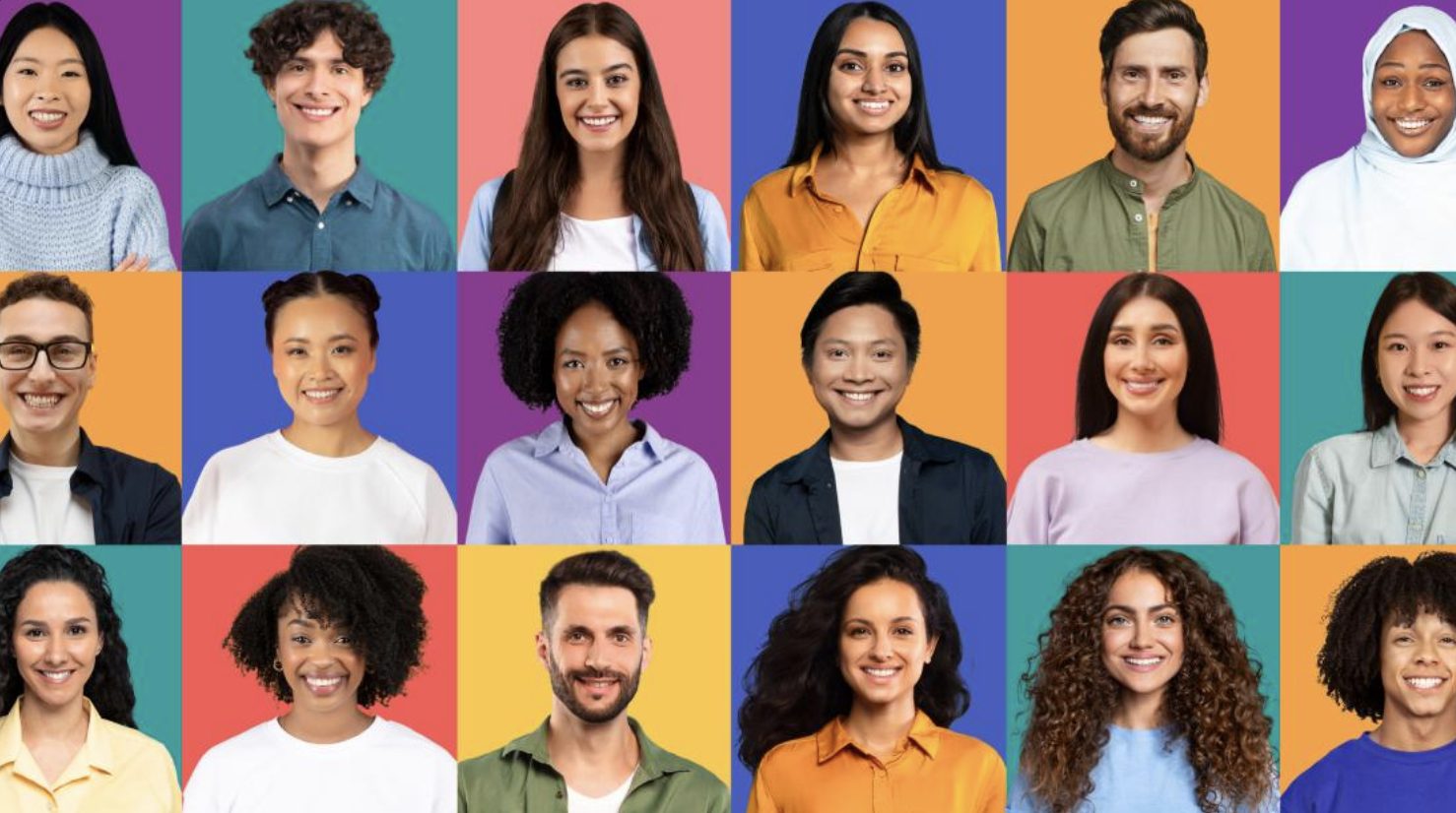 Headshots of numerous buyer personas